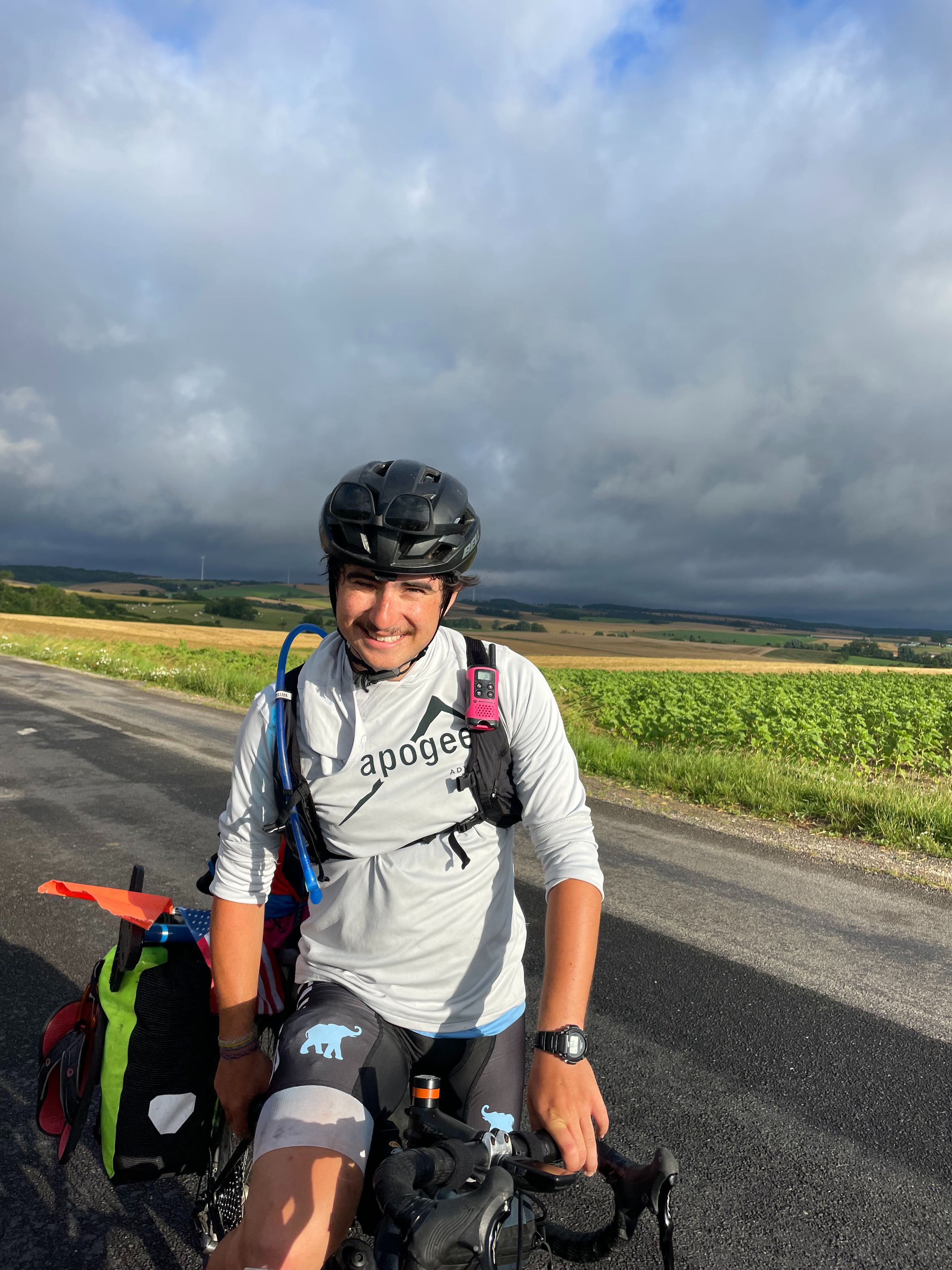  /></noscript></p>
<p>Elijah Sarvey, a three-time Apogee student and three-time Apogee leader, is going the distance this weekend – literally! This Saturday, Elijah is riding in the 34th Annual Rodman Ride for Kids to fundraise for <a href=